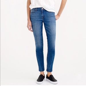 J Crew Toothpick Skinny Ankle Jeans